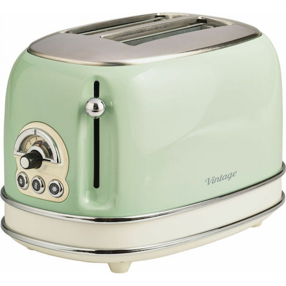 Ariete Vintage 0155/04 Φρυγανιέρα 2 Θέσεων 810W Πράσινη Ariete Vintage 0155/04 Φρυγανιέρα 2 Θέσεων 810W Πράσινη