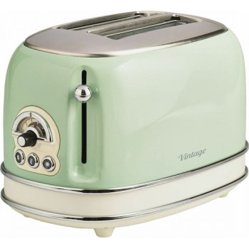 Ariete Vintage 0155/04 Φρυγανιέρα 2 Θέσεων 810W Πράσινη