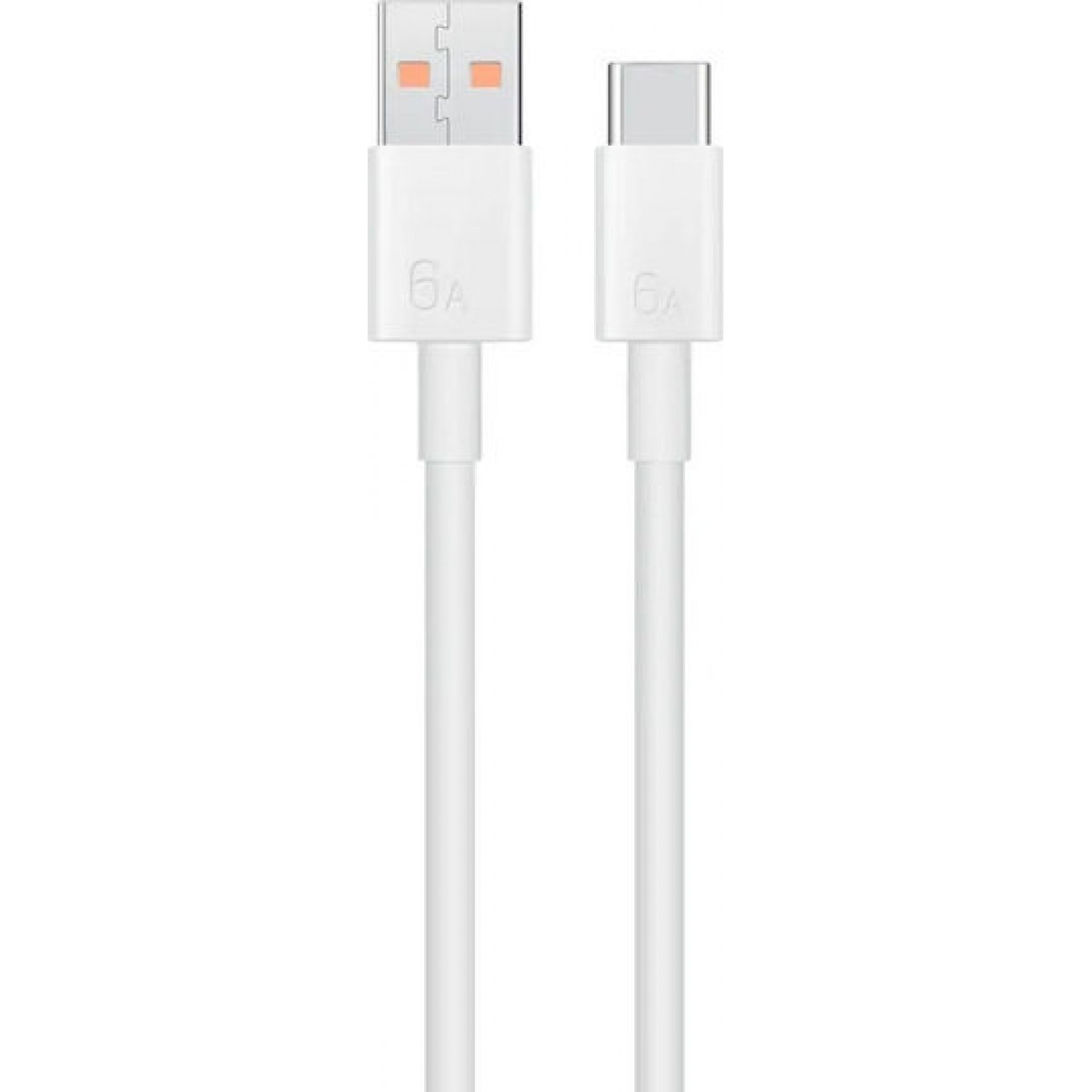 Huawei USB 2.0 Cable USB-C male - USB-A 66W Λευκό 1m 04072043 Bulk