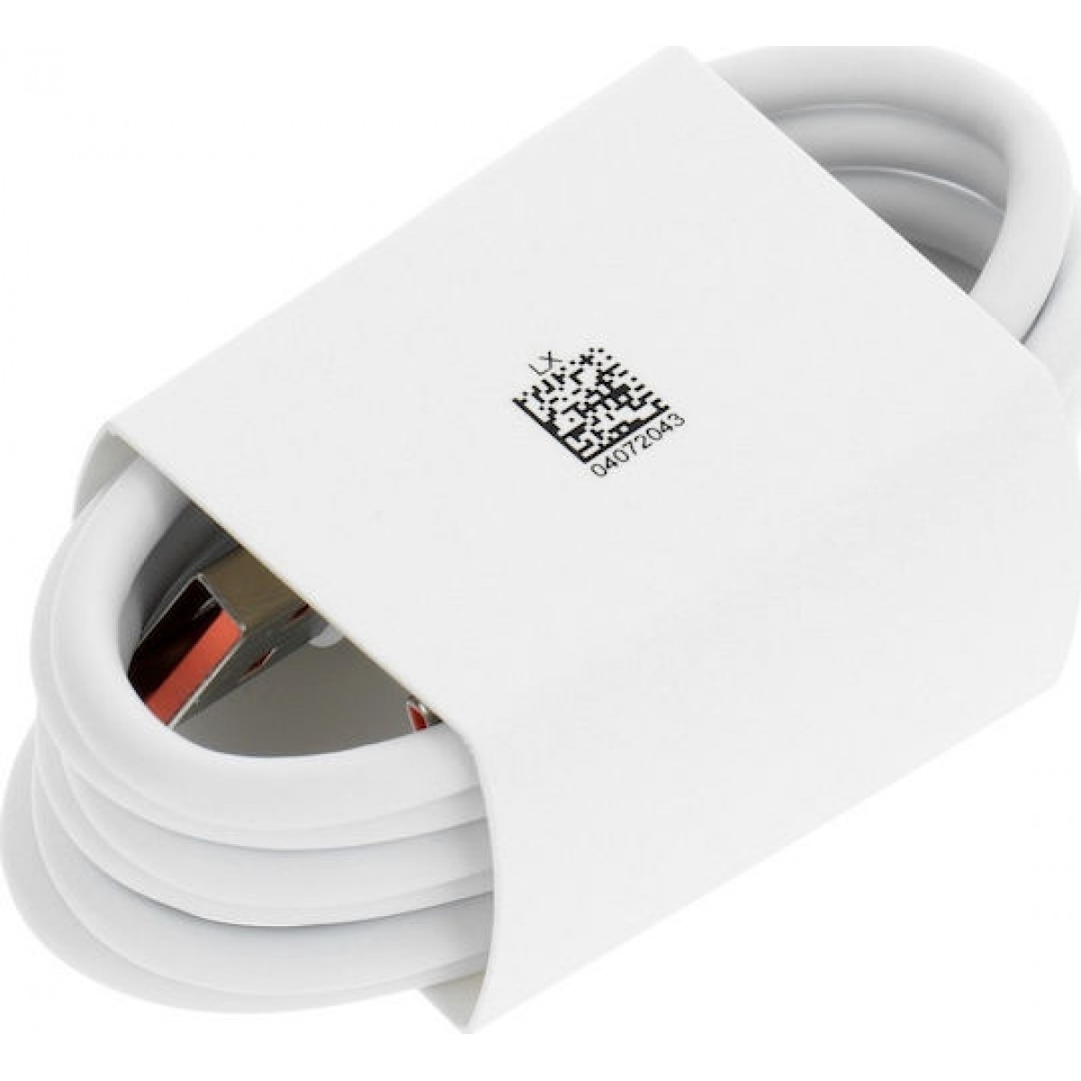 Huawei USB 2.0 Cable USB-C male - USB-A 66W Λευκό 1m 04072043 Bulk
