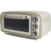 Ariete Vintage 0979/03  Ηλεκτρικό Φουρνάκι 18lt Χωρίς Εστίες Beige