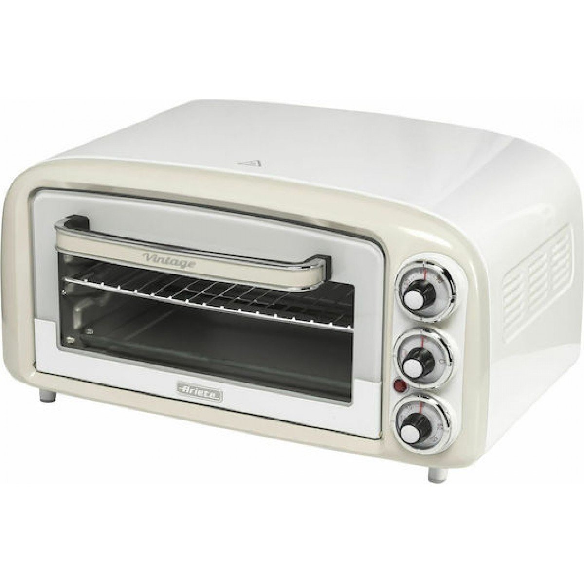 Ariete Vintage 0979/03  Ηλεκτρικό Φουρνάκι 18lt Χωρίς Εστίες Beige