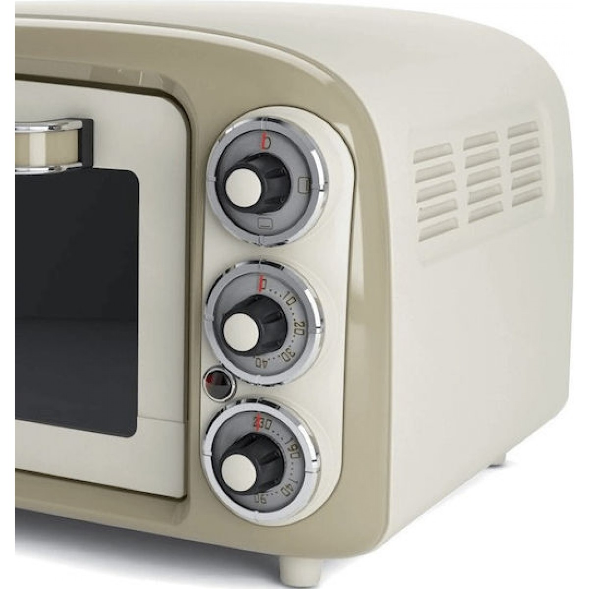 Ariete Vintage 0979/03  Ηλεκτρικό Φουρνάκι 18lt Χωρίς Εστίες Beige