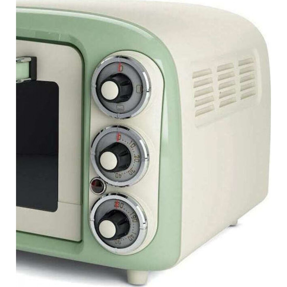 Ariete Vintage 0979/04  Ηλεκτρικό Φουρνάκι 18lt Χωρίς Εστίες Green