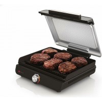 Ninja Επιτραπέζια Ηλεκτρική Ψησταριά 1450W με Καπάκι και Ρυθμιζόμενο Θερμοστάστη 37x28εκ. GR101EU Ninja Επιτραπέζια Ηλεκτρική Ψησταριά 1450W με Καπάκι και Ρυθμιζόμενο Θερμοστάστη 37x28εκ. GR101EU