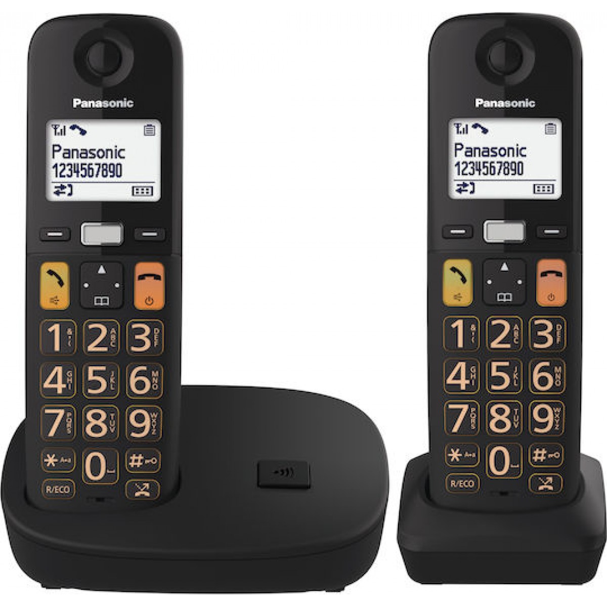 Panasonic KX-TGU112EXB Ασύρματο Τηλέφωνο με Ελληνικό Μενού Μαύρο Panasonic KX-TGU112EXB Ασύρματο Τηλέφωνο με Ελληνικό Μενού Μαύρο