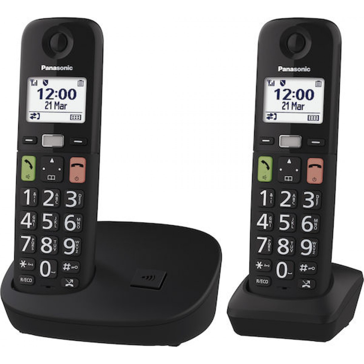 Panasonic KX-TGU112EXB Ασύρματο Τηλέφωνο με Ελληνικό Μενού Μαύρο Panasonic KX-TGU112EXB Ασύρματο Τηλέφωνο με Ελληνικό Μενού Μαύρο