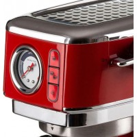 Ariete Perfetto Slim Μηχανή Espresso 1300W Πίεσης 15bar Κόκκινη 1381/33
