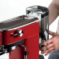 Ariete Perfetto Slim Μηχανή Espresso 1300W Πίεσης 15bar Κόκκινη 1381/33