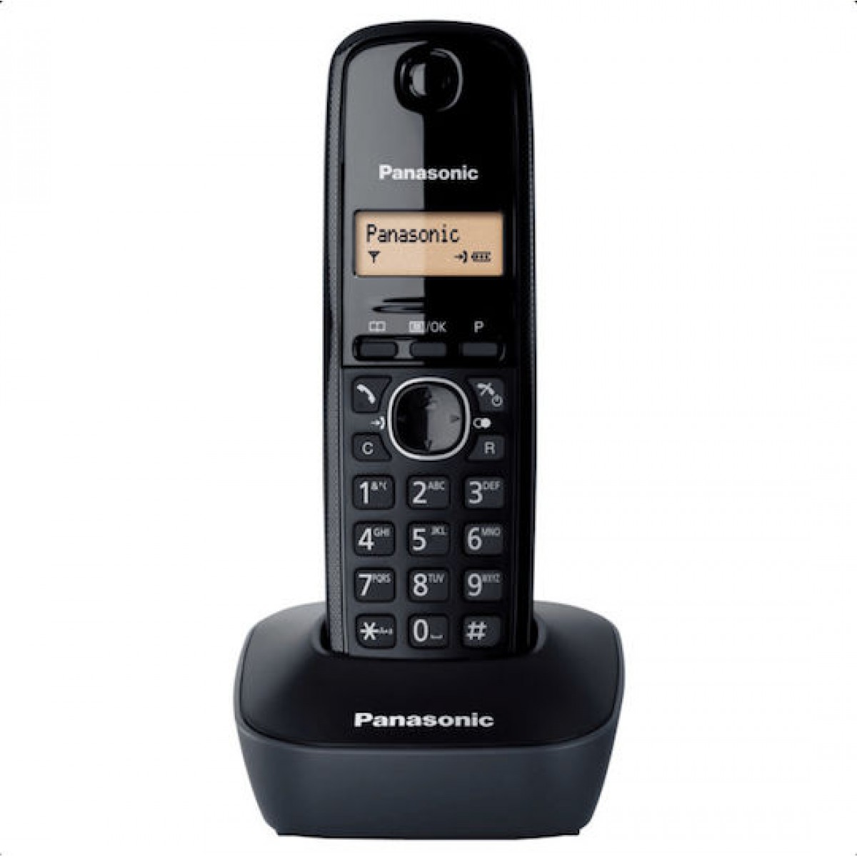 Panasonic KX TG1611 Black Ελληνικό Μενο΄ύ