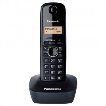 Panasonic KX TG1611 Black Ελληνικό Μενο΄ύ