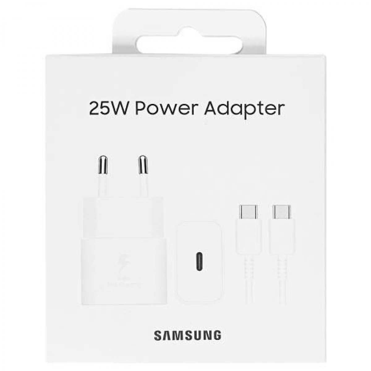 Samsung Φορτιστής Mε Καλώδιο USB-C 25W Λευκός (EP-T2510ΧWEGEU)