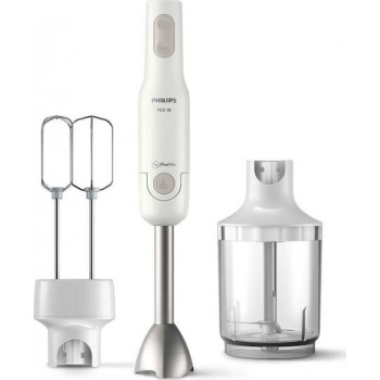 Philips ProMix HR2546/00 Ραβδομπλέντερ με Ανοξείδωτη Ράβδο 700W Λευκό