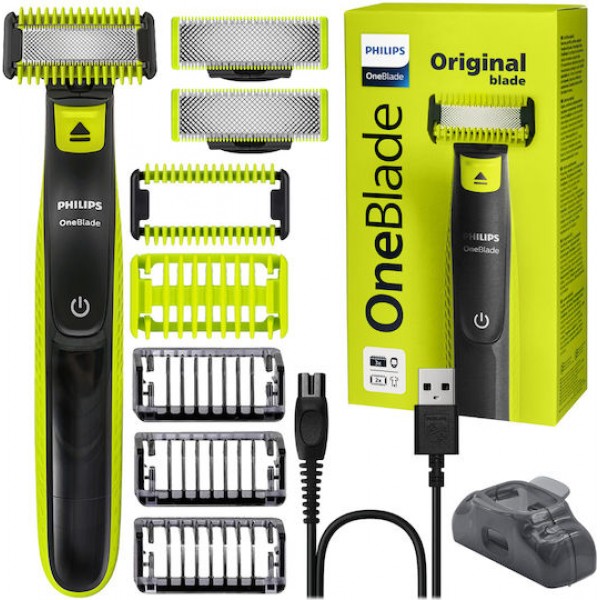Oneblade QP2824/10 Ξυριστική Μηχανή Προσώπου / Σώματος Επαναφορτιζόμενη