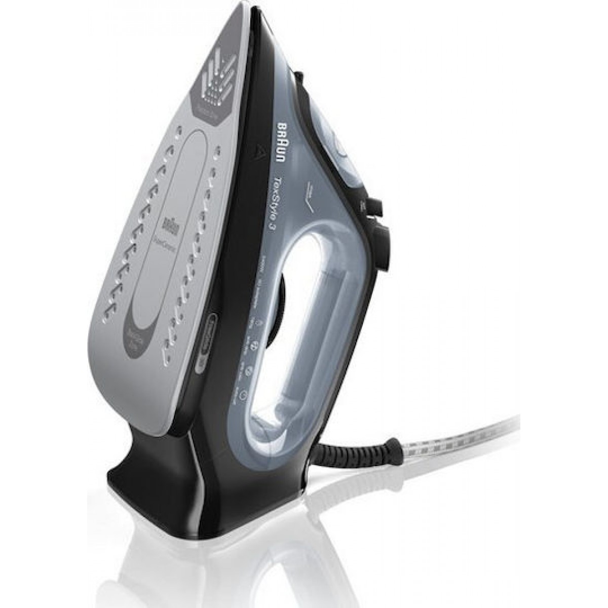 Braun TexStyle 3 SI 3055 Σίδερο Ατμού 2400W με Κεραμική Πλάκα και Συνεχόμενη Παροχή 45gr/min Braun TexStyle 3 SI 3055 Σίδερο Ατμού 2400W με Κεραμική Πλάκα και Συνεχόμενη Παροχή 45gr/min