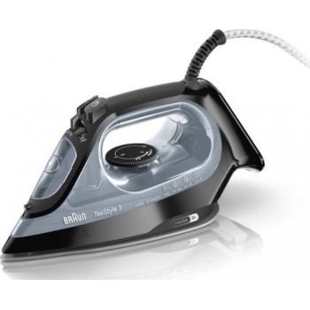 Braun TexStyle 3 SI 3055 Σίδερο Ατμού 2400W με Κεραμική Πλάκα και Συνεχόμενη Παροχή 45gr/min