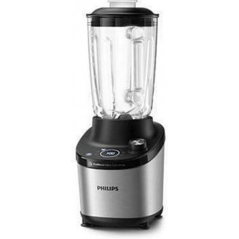 Philips Μπλέντερ για Smoothies με Γυάλινη Κανάτα 2lt 1500W Inox HR3760/00