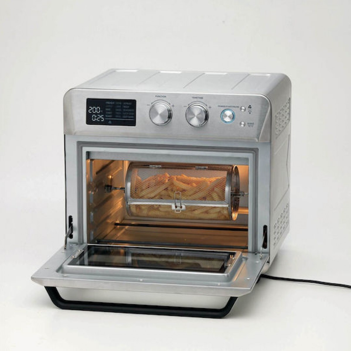Ariete Ηλεκτρικό Φουρνάκι 25lt Χωρίς Εστίες με Αέρα Inox 4629/11
