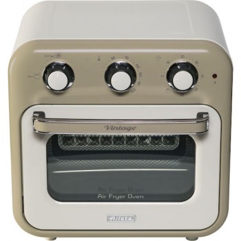 Ariete Vintage Air Fryer Mini- Oven 4632/03 Ηλεκτρικό Φουρνάκι 16lt Χωρίς Εστίες Μπεζ