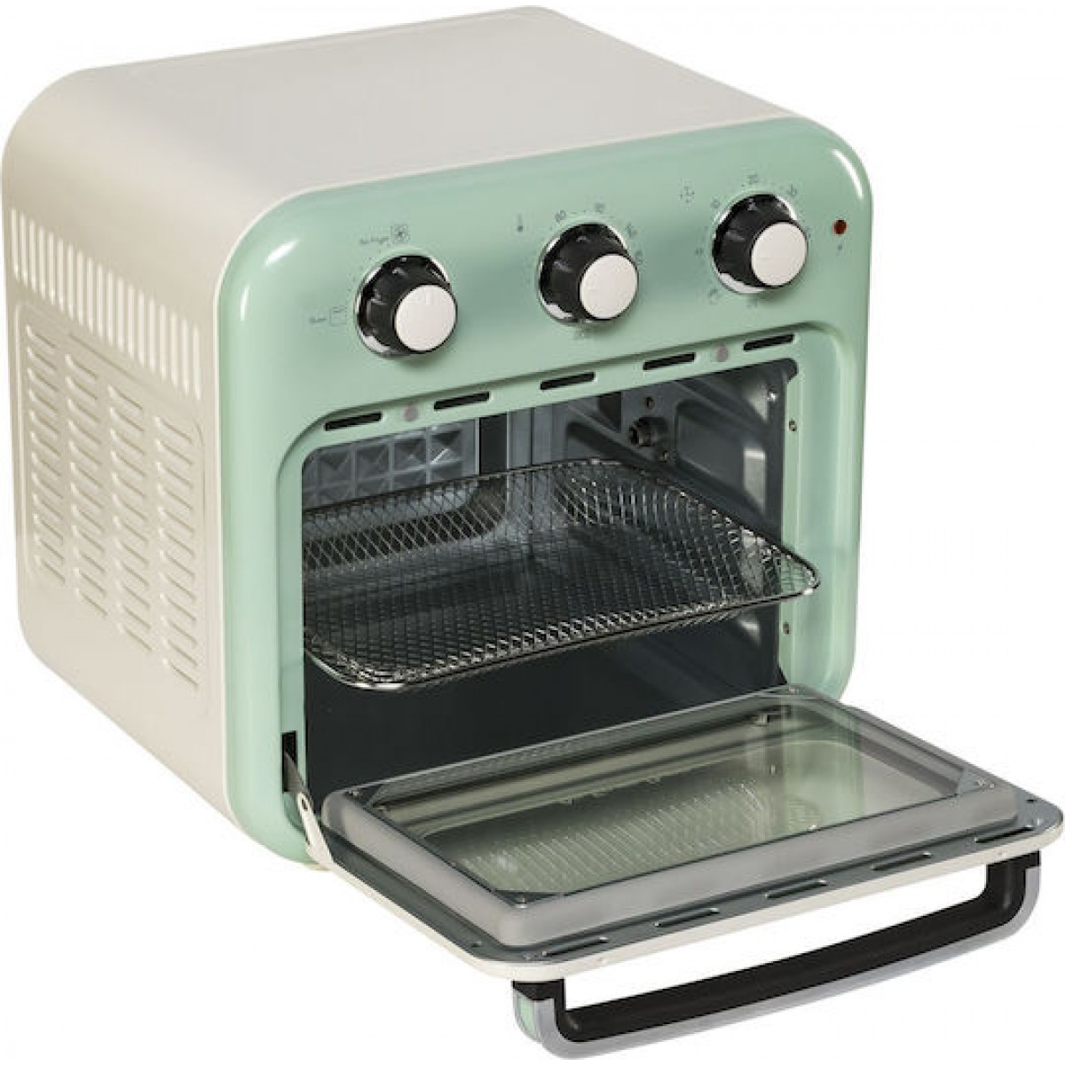 Ariete Vintage Air Fryer Mini- Oven 4632/04 Ηλεκτρικό Φουρνάκι 16lt Χωρίς Εστίες Πράσινο