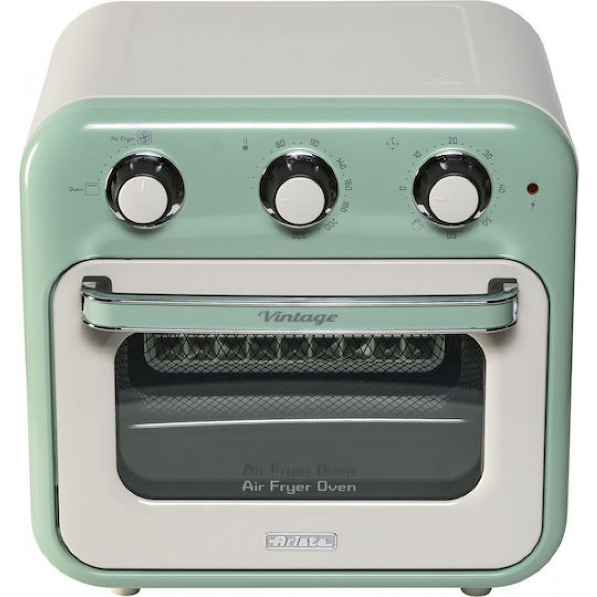 Ariete Vintage Air Fryer Mini- Oven 4632/04 Ηλεκτρικό Φουρνάκι 16lt Χωρίς Εστίες Πράσινο