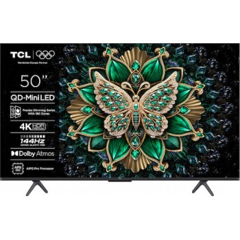 TCL Smart Τηλεόραση 50" 4K UHD Mini LED C6K HDR (2025) 50C6K