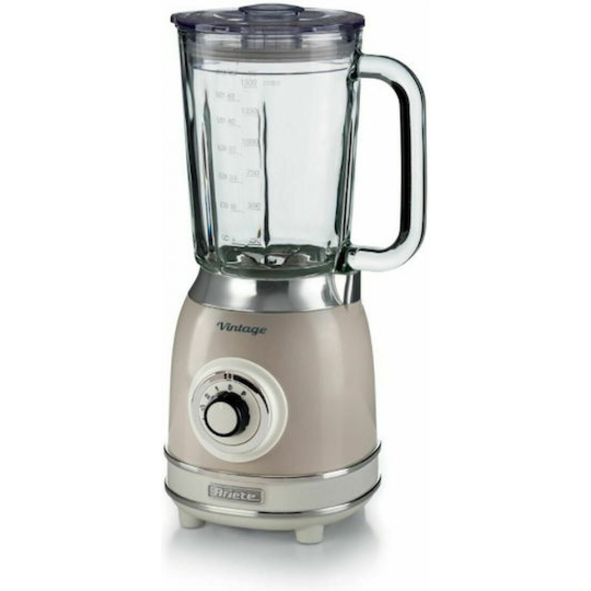 Ariete 0583/03 Μπλέντερ για Smoothies με Γυάλινη Κανάτα 1.5lt 1000W Μπεζ Ariete 0583/03 Μπλέντερ για Smoothies με Γυάλινη Κανάτα 1.5lt 1000W Μπεζ