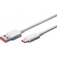 Xiaomi USB 2.0 Cable USB-C male - USB-A 120W PD Λευκό 1m BHR6032GL Bulk
