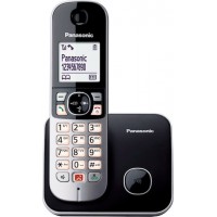 Panasonic KX-TG6851 Ασύρματο Τηλέφωνο με Aνοιχτή Aκρόαση Μαύρο Ελληνικό Μενού