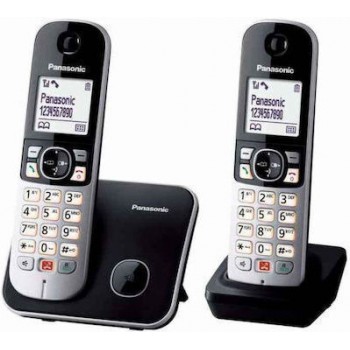 Panasonic Expandable Cordless DUO Version Black KX-TG6852JTB