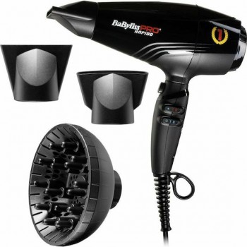 Babyliss Pro Rapido 7000IE Ionic Επαγγελματικό Πιστολάκι Μαλλιών Turbo 2200W BAB7000IE