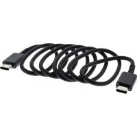 Samsung Regular USB 3.0 Cable USB-C male - USB-C male Μαύρο 1m (EP-DN970CBE) Bulk