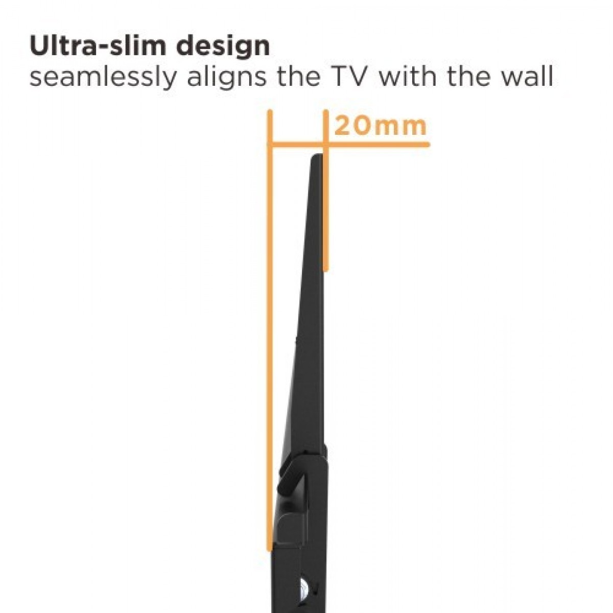 Brateck KL32-44F Fixed Slim TV Wall mount