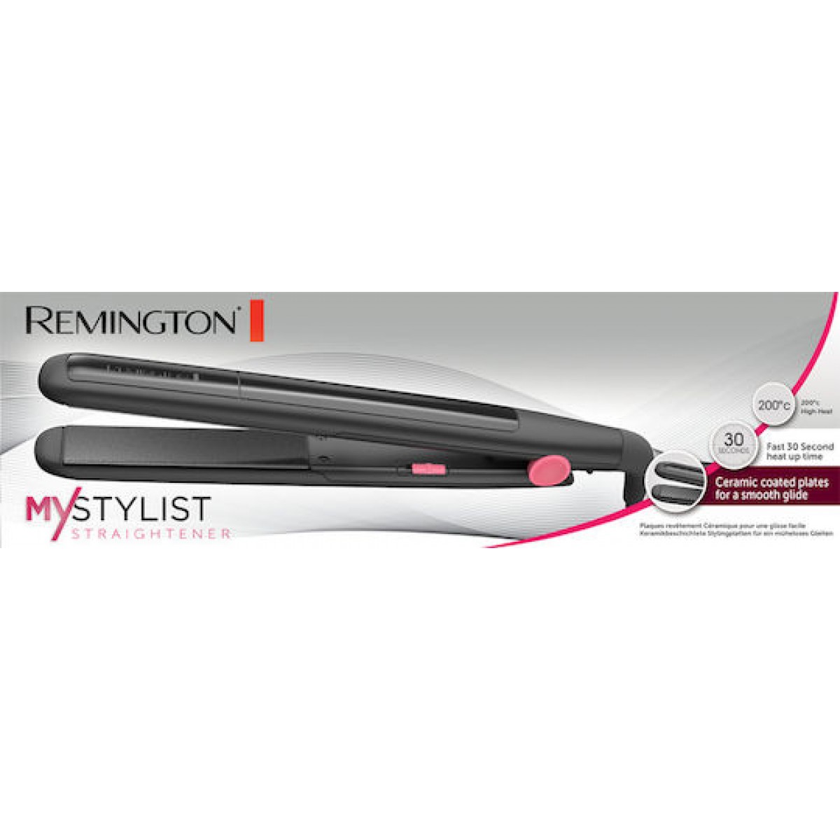 Remington My Stylist S1A100 Πρέσα Μαλλιών με Κεραμικές Πλάκες Remington My Stylist S1A100 Πρέσα Μαλλιών με Κεραμικές Πλάκες