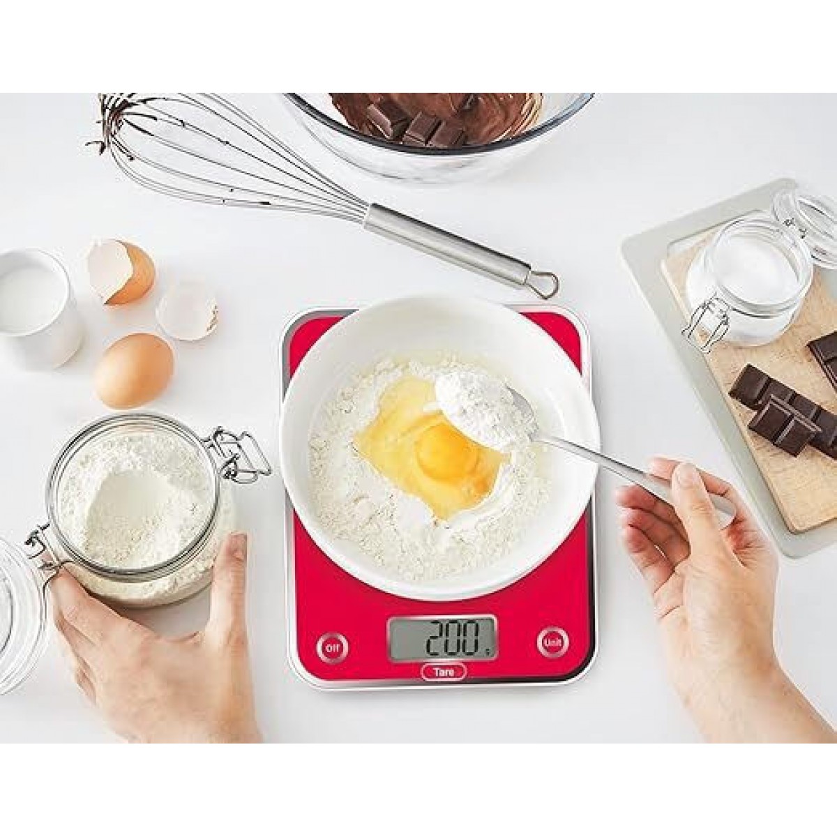 Moulinex BN5003 Optiss Ψηφιακή Ζυγαριά Κουζίνας 1gr/5kg Κοκκινο Moulinex BN5003 Optiss Ψηφιακή Ζυγαριά Κουζίνας 1gr/5kg Κοκκινο