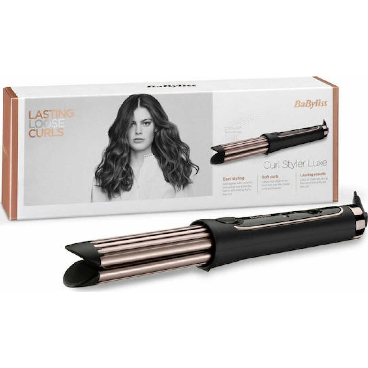 Babyliss Curl Styler Luxe Ψαλίδι Μαλλιών για Μπούκλες 32W C112E
