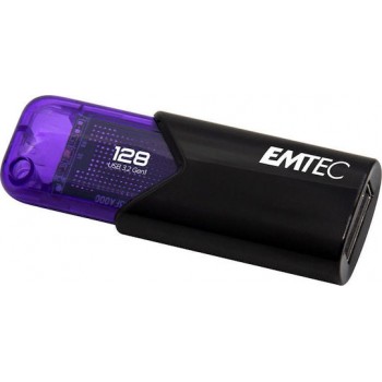 Emtec Click Easy 128GB USB 3.2 Stick Μωβ
