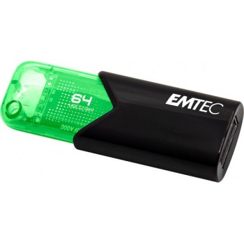 Emtec Click Easy 64GB USB 3.2 Stick Πράσινο
