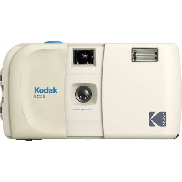 Kodak EC35 Φωτογραφική Μηχανή με Film Vanilla White
