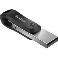 Sandisk iXpand 128GB USB 3.1 Stick με σύνδεση Lightning & USB-A Μαύρο
