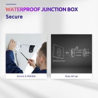 Strong Βάση για Κάμερες Συστημάτων CCTV Λευκό JB01