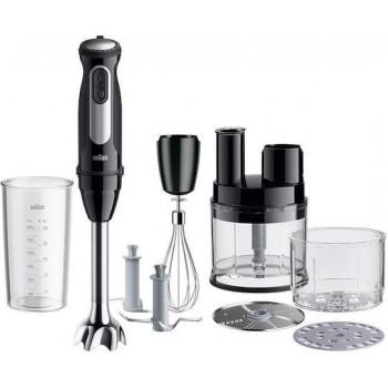 Braun MultiQuick 5 MQ55755M Ραβδομπλέντερ με Ανοξείδωτη Ράβδο 1000W Μαύρο