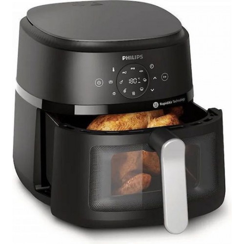 Philips 2000 Series Air Fryer 6.2lt Μαύρο NA231/00