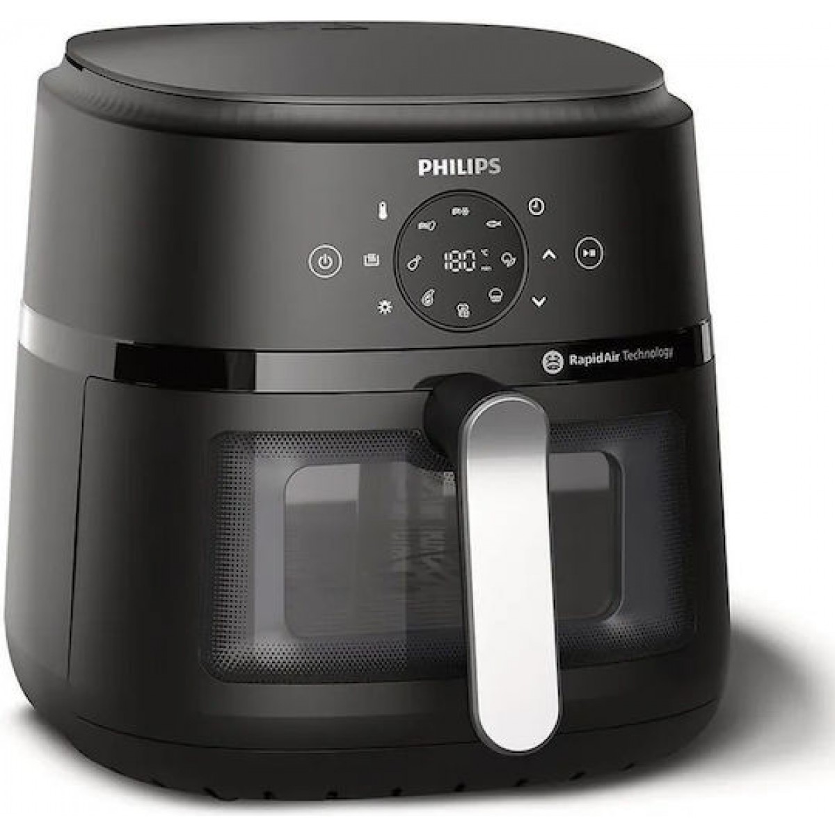 Philips 2000 Series Air Fryer 6.2lt Μαύρο NA231/00