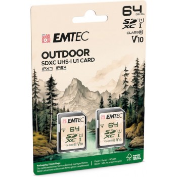 Emtec SDXC 64GB Class 10 U1 V10 UHS-I Outdoor P2