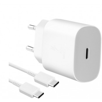 Samsung EP-TA800XBEGWW 25W Charger White With with Cable Type C (Bulk)