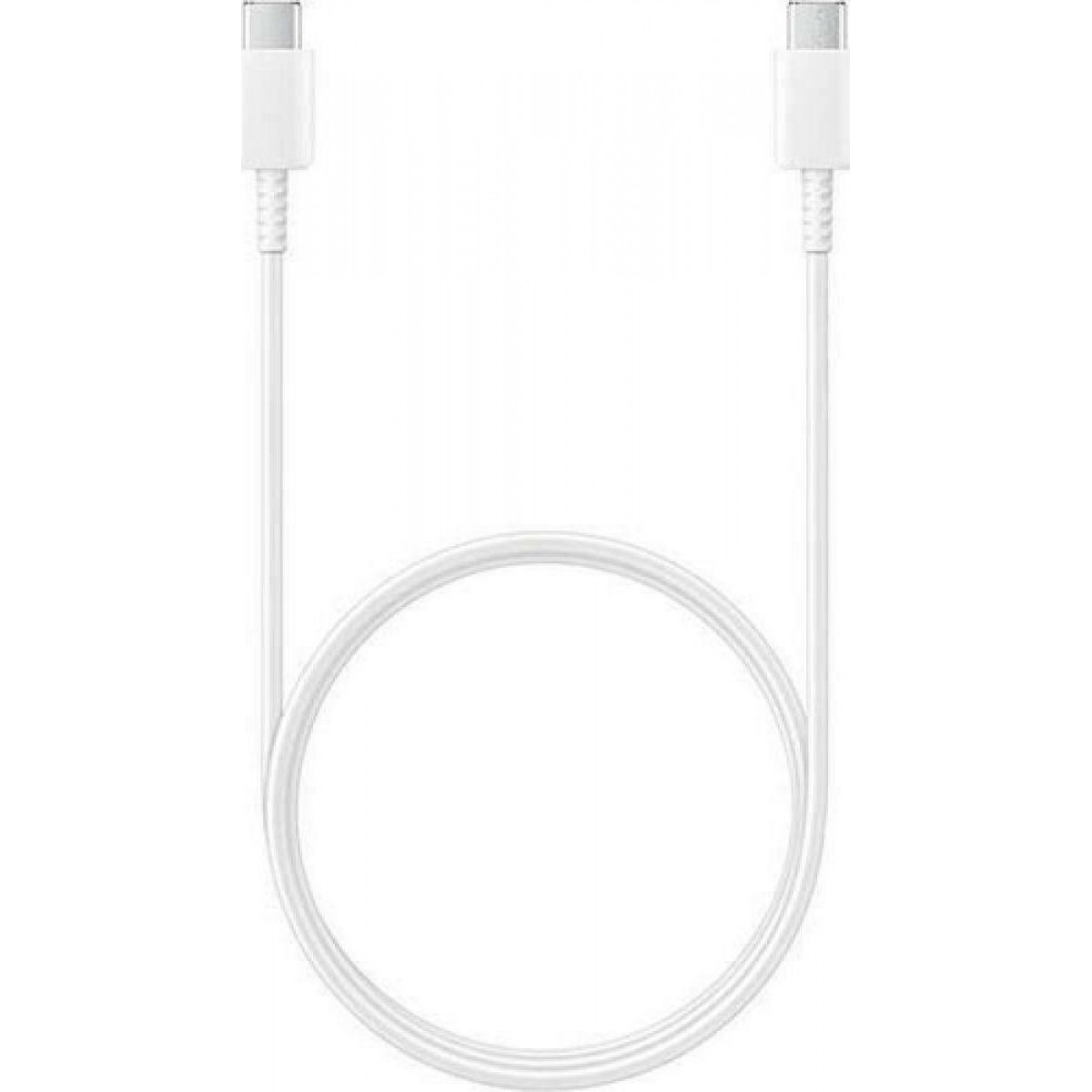 Samsung Regular USB 2.0 Cable USB-C male - USB-C male Λευκό 1m Bulk (EP-DA705BWEGWW)