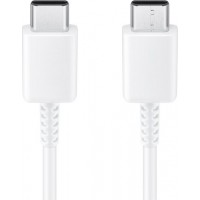 Samsung Regular USB 2.0 Cable USB-C male - USB-C male Λευκό 1m Bulk (EP-DA705BWEGWW)