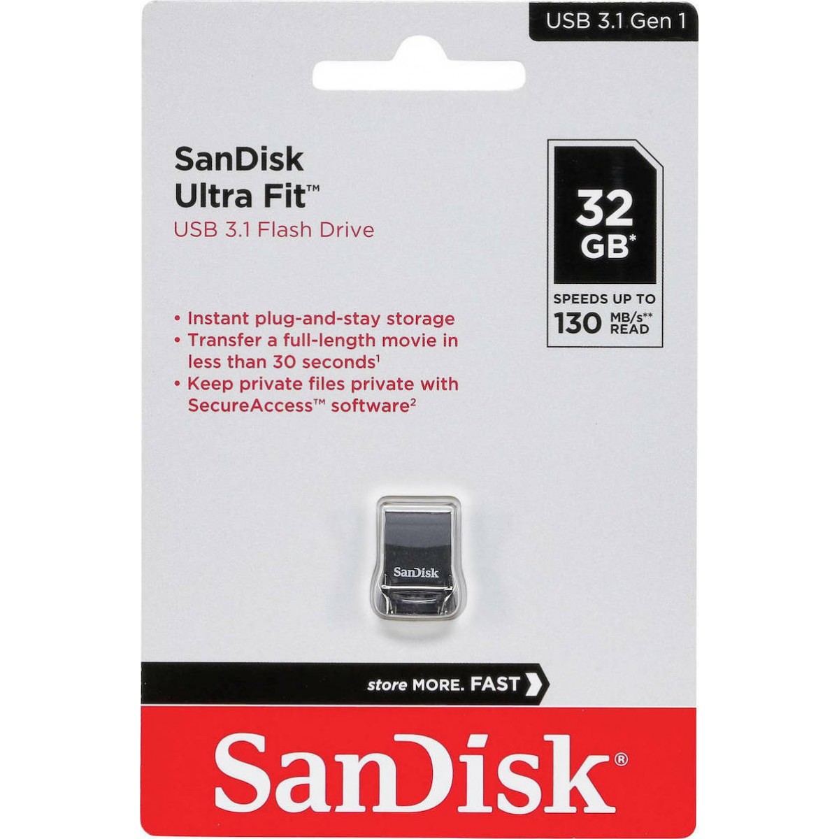 Sandisk Ultra Fit 32GB USB 3.1 Sandisk Ultra Fit 32GB USB 3.1