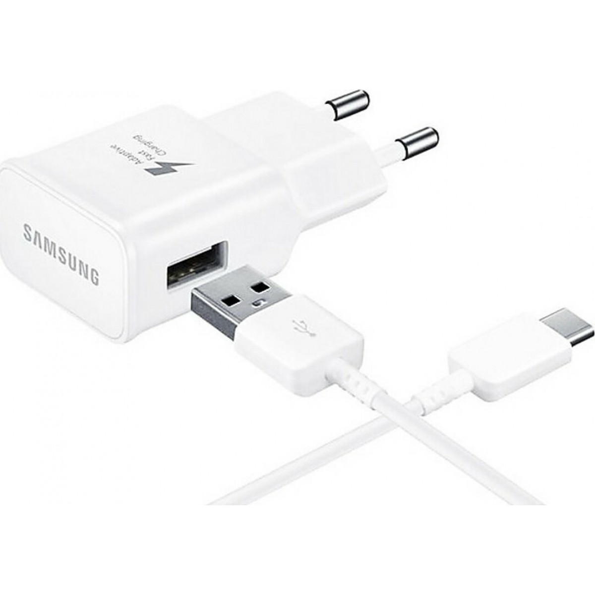 Sasmung USB Type-C Cable & Wall Adapter Λευκό (EP-TA20EWE+EP-DN930CWE) (Retail) Sasmung USB Type-C Cable & Wall Adapter Λευκό (EP-TA20EWE+EP-DN930CWE) (Retail)